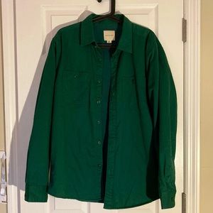 Fleece-lined men’s shirt, large